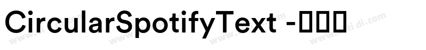 CircularSpotifyText 字体转换